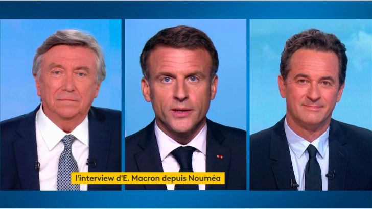 Interview d’Emmanuel Macron : plus de 7,5 millions de téléspectateurs sur TF1 et France 2
