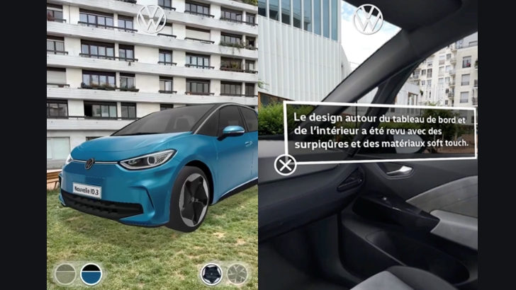Volkswagen s’appuie sur la réalité augmentée de Snapchat pour lancer sa nouvelle ID.3