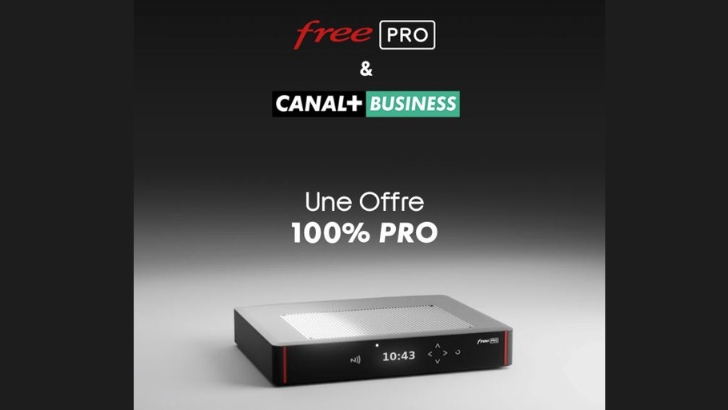 Free Pro étoffe la gamme de ses offres TV pour ses clients avec Canal+ Business