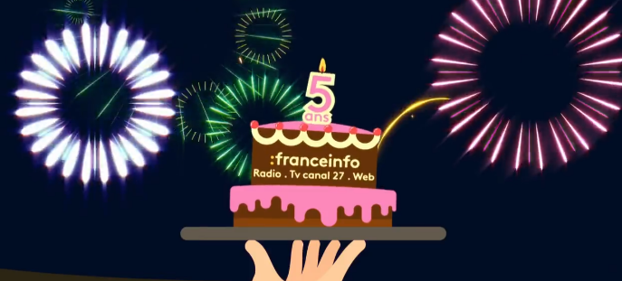 Franceinfo (canal 27) célèbre ses 5 ans